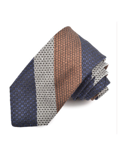 TEXTURED THICK BAR HEATHER TONE STRIPE-M/L/N