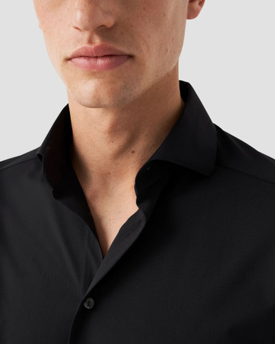 ETON - BLACK SEMI SOLID 4 WAY STRETCH