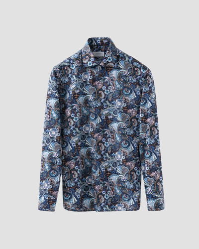 ETON -Motif Signature Twill Shirt ETON -Motif Signature Twill Shirt