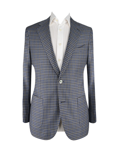 AE- REDA GREY BLUE CHECK JACKET