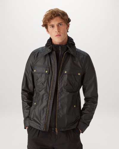 BELSTAFF-TOUR OVERSHIRT WAXED COTTON FADED OLIVE