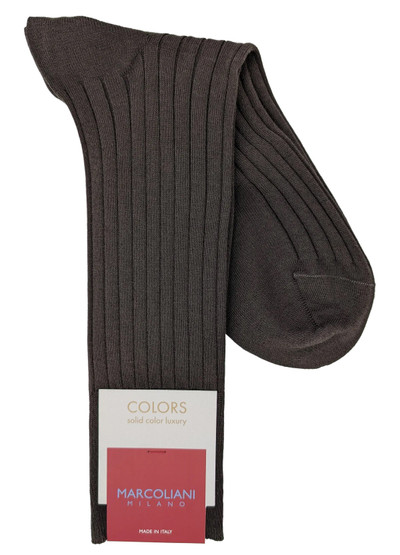 MARCOLIANI-4001 Essence of Cotton Soft Ribbed Socks