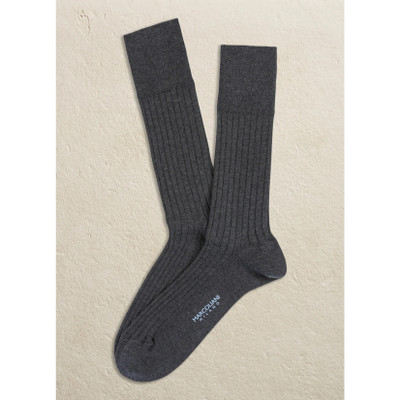 MARCOLIANI-4001 Essence of Cotton Soft Ribbed Socks