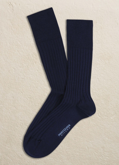 MARCOLIANI-4001 Essence of Cotton Soft Ribbed Socks