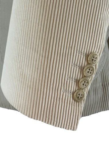 AE -REDA - 100% FINE COTTON CORDUROY -ECRU