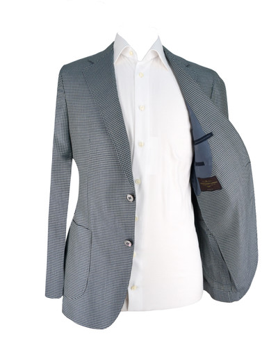 AE- VBC GREEN / BLUE SMALL ROUND PATTERN JACKET