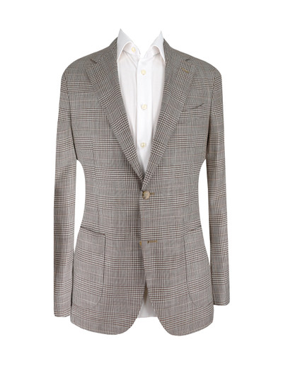 AE- ZEGNA GLN PLD BROWN JACKET AE- ZEGNA GLN PLD BROWN JACKET