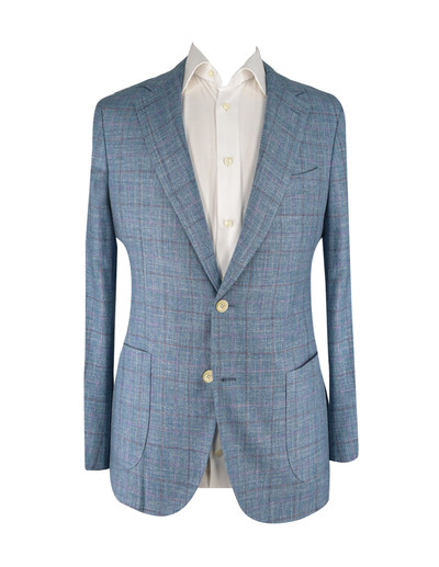 AE-ETHOMAS BLUE/PINK/BERGUNDY WINDOWPANE