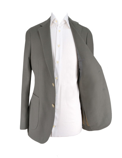 AE- JACKET LORO PIANA 100% CASHMERE SAGE
