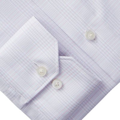 EB-PASTEL PINK NATURAL STRETCH YOGA TWILL PRINCE OF WALES CHECK SHIRT EB-PASTEL PINK NATURAL STRETCH YOGA TWILL PRINCE OF WALES CHECK SHIRT