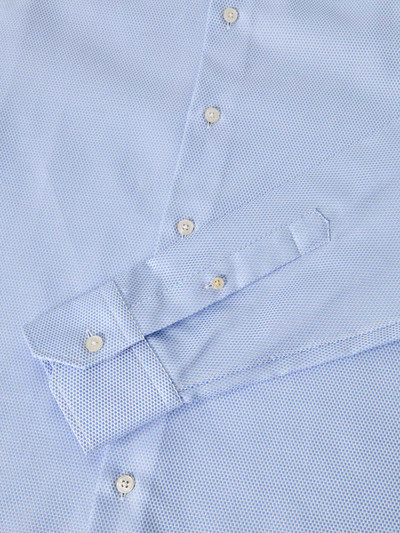 ROBERT TALBOTT - BLUE REYNOLDS HOPSACK SHIRT ROBERT TALBOTT - BLUE REYNOLDS HOPSACK SHIRT