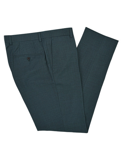 AE -MORZOTTO EMERALD GREEN DOUBLE BREAST PEAK LAPEL SUIT