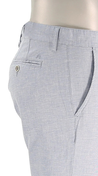 ALBERTO - LOU-LUXURY LIGHT BLUE LINEN PANT