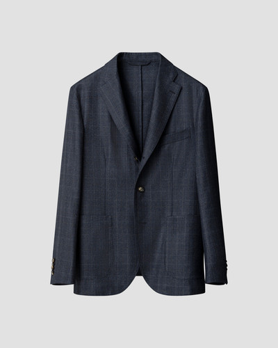 ETON - WOOL CHECK SOFT JACKET -CHECK NAVY ETON - WOOL CHECK SOFT JACKET -CHECK NAVY
