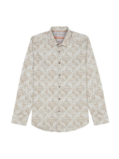 ROBERT GRAHAM-DELANCEY L/S WOVEN SHIRT -KHAKI