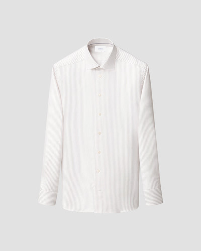 ETON - STRIPED KING TWILL SHIRT -BEIGE ETON - STRIPED KING TWILL SHIRT -BEIGE
