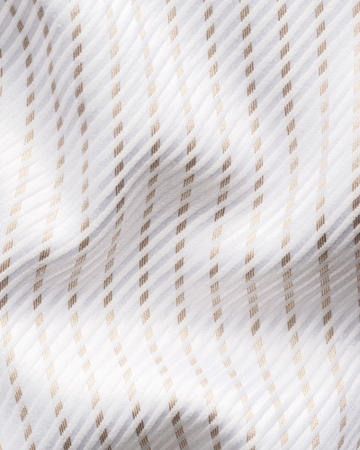 ETON - STRIPED KING TWILL SHIRT -BEIGE ETON - STRIPED KING TWILL SHIRT -BEIGE