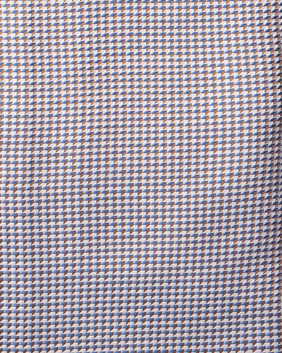 ETON - HOUNDSTOOTH KING TWILL SHIRT -ORANGE ETON - HOUNDSTOOTH KING TWILL SHIRT -ORANGE