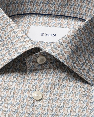 ETON - MICRO MOTIF PRINT SHIRT ETON - MICRO MOTIF PRINT SHIRT