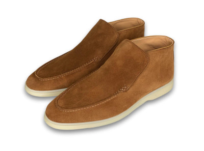 ARMIN OEHLER -Milan High Top -COGNAC SUEDE
