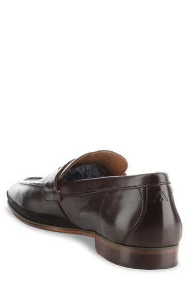 AMBITIOUS - PENNY LOAFER IN SOFT LEATHER-TD MORO