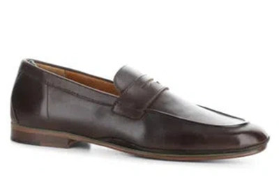 AMBITIOUS - PENNY LOAFER IN SOFT LEATHER-TD MORO