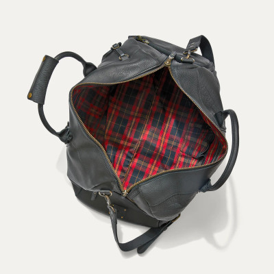 WILL - LEATHER ATTICUS SHOE DUFFLE -COGNAC BROWN