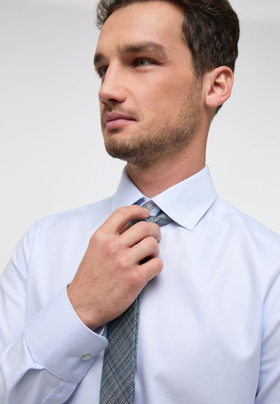 ETERNA - ROYAL TWILL SLIM FIT - SKY