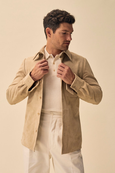 STENSTROMS -S/L KNITTED CROCHET HEMP SUPIMA COTTON -IVORY