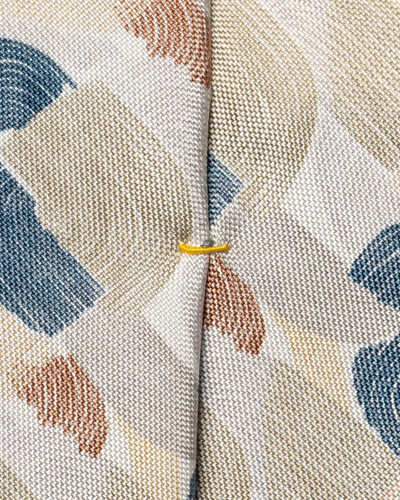 ETON - GEOMETRIC OXFORD SILK PRINT TIE -LIGHT GREY