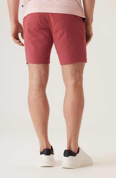 DEKE -GALAXY BERMUDA IN ULTRA 4X STRETCH TWILL -NANTUCKET RED