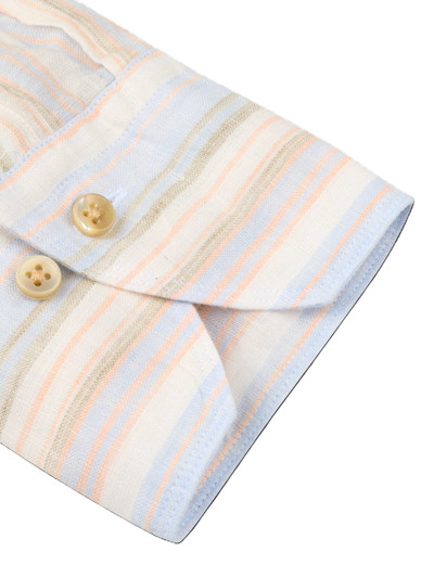 STENSTROMS - LIGHT BLUE STRIPE LINEN  SHIRT