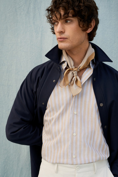 ETON - LANA TECH PADDED OVERSHIRT -NAVY
