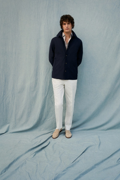 ETON - LANA TECH PADDED OVERSHIRT -NAVY