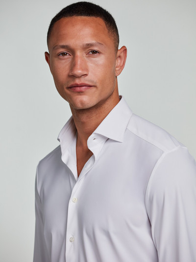 STENSTROMS -ACTIVE STRETCH SHIRT -WHITE
