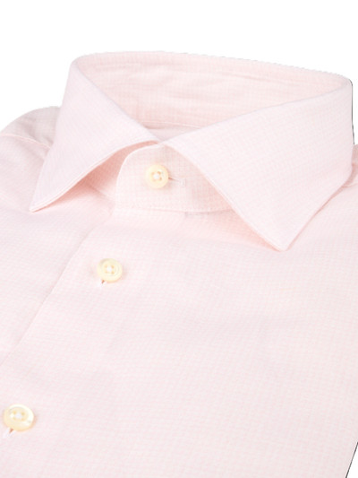 STENSTROMS - CHECKED LINEN / LYOCELL SHIRT -LT PINK