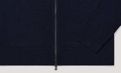 BELSTAFF - KELBY ZIP CARDIGAN-DARK INK