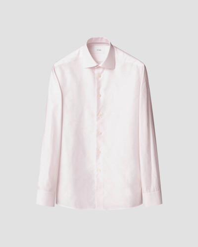 ETON - END ON END SIGNATURE TWIL SHIRT -PINK