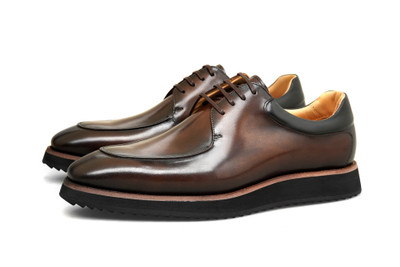 AE -THE LORENZO LEATHER SPORT DERBY | COFFEE