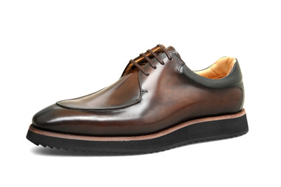 AE -THE LORENZO LEATHER SPORT DERBY | COFFEE