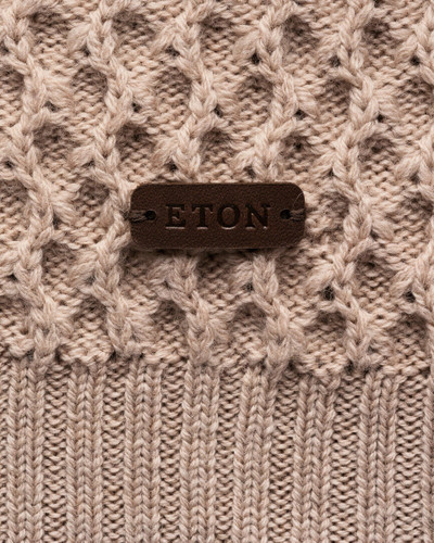 ETON MERINO HEAVY STRUCTURE TURTLE NECK - BEIGE