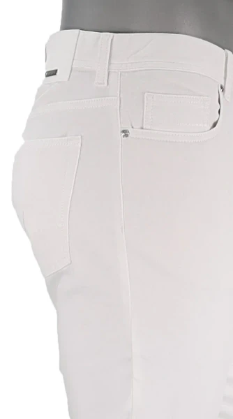 ALBERTO - PIPE L.WEIGHT COOLMAX BUSINESS JEANS - WHITE