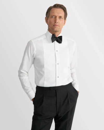 ETON- PIQUE BIB-FRONT TUXEDO SHIRT