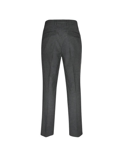 ALBERTO - MIKO FLANNEL GREY HERRINGBONE PANT