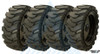 36.5x12-20 (14-17.5) Solid Tire and Wheel Assemblies for Skidsteers | 4X DEAL