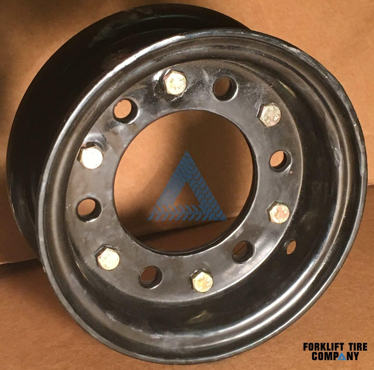 その他 Kumatsu Forklift Wheel 5.00-8 Buy 500x8 Black Rubber Forklift Resilient Solid Tire & Wheel
