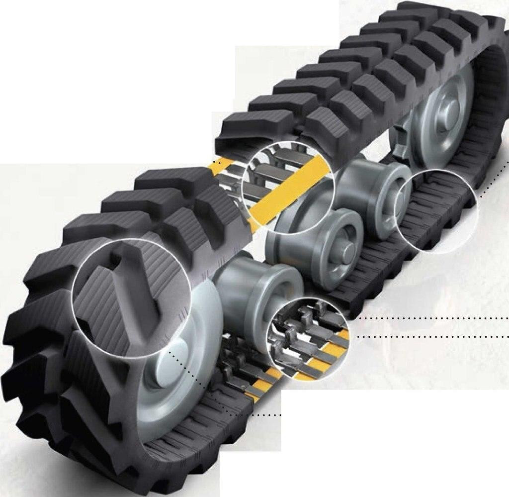 新品RAD AIR TRACK 182cm 180x60x40 CRT-800 ST Mini Excavator Rubber Track