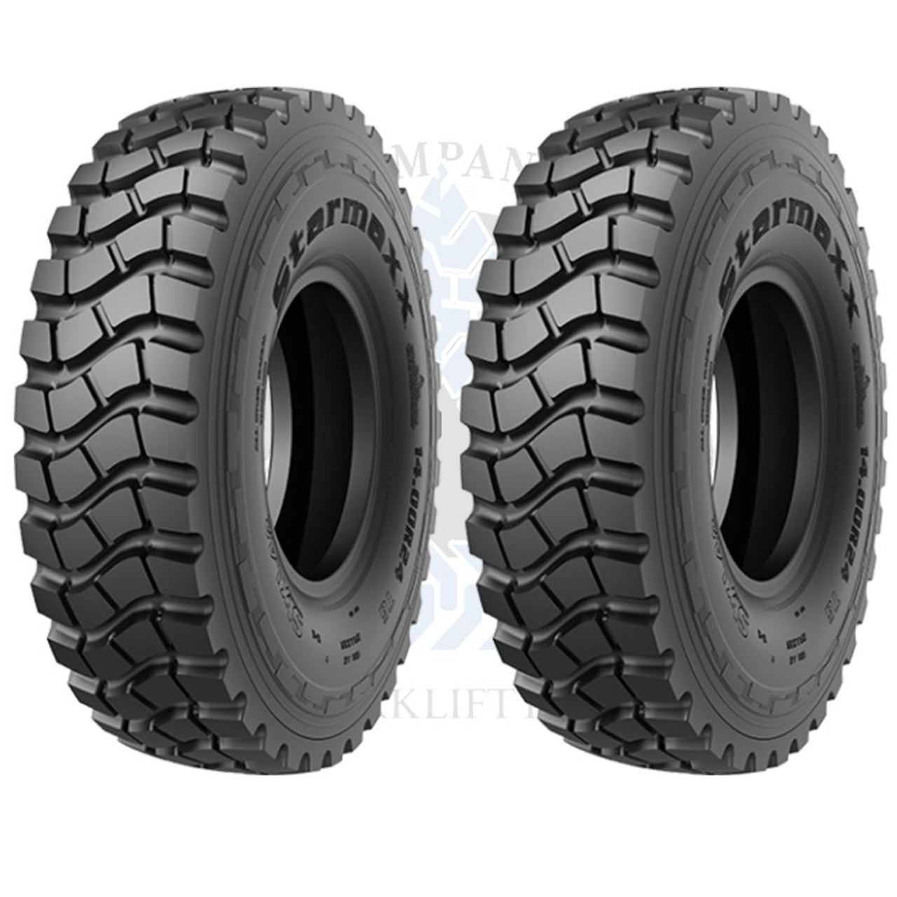 18X7X12-1/8 | 15X5X11-1/4 CUSHION SOLID FORKLIFT TIRES | TR 4X DEAL