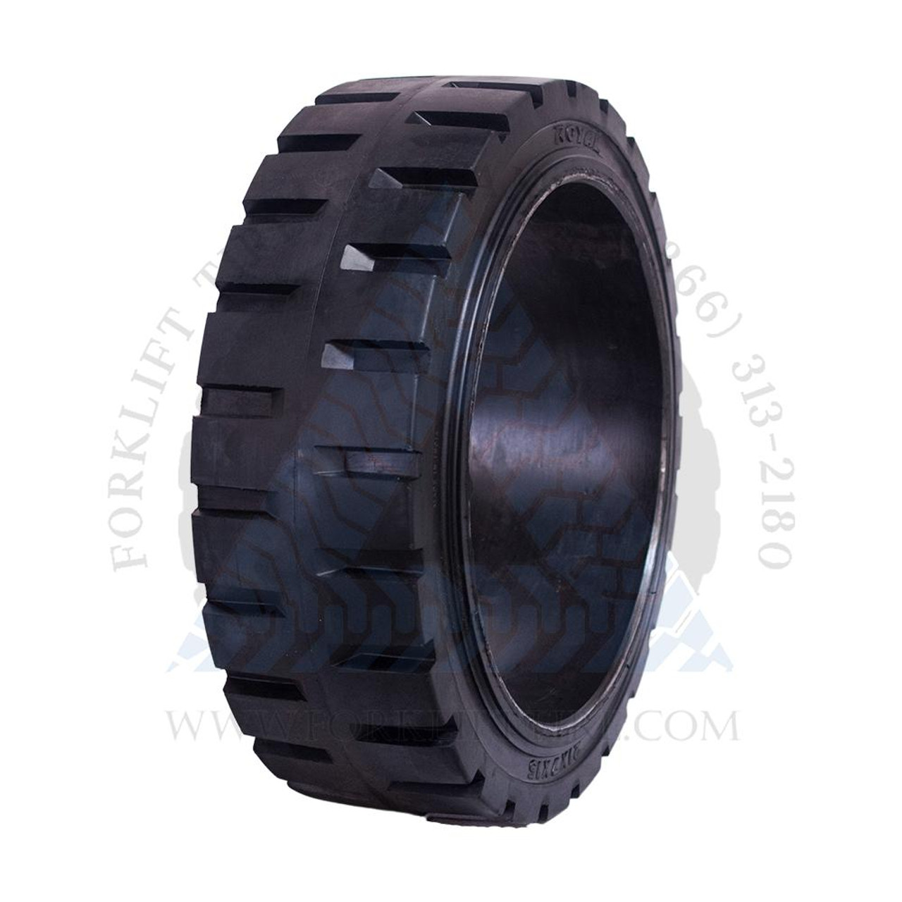 18X7X12-1/8 | 15X5X11-1/4 CUSHION SOLID FORKLIFT TIRES | TR 4X DEAL