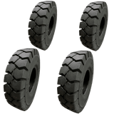 3.00x15-8.00 and 7.00x12-5.00 Non-Marking Solid Resilient Tires or 4X DEAL